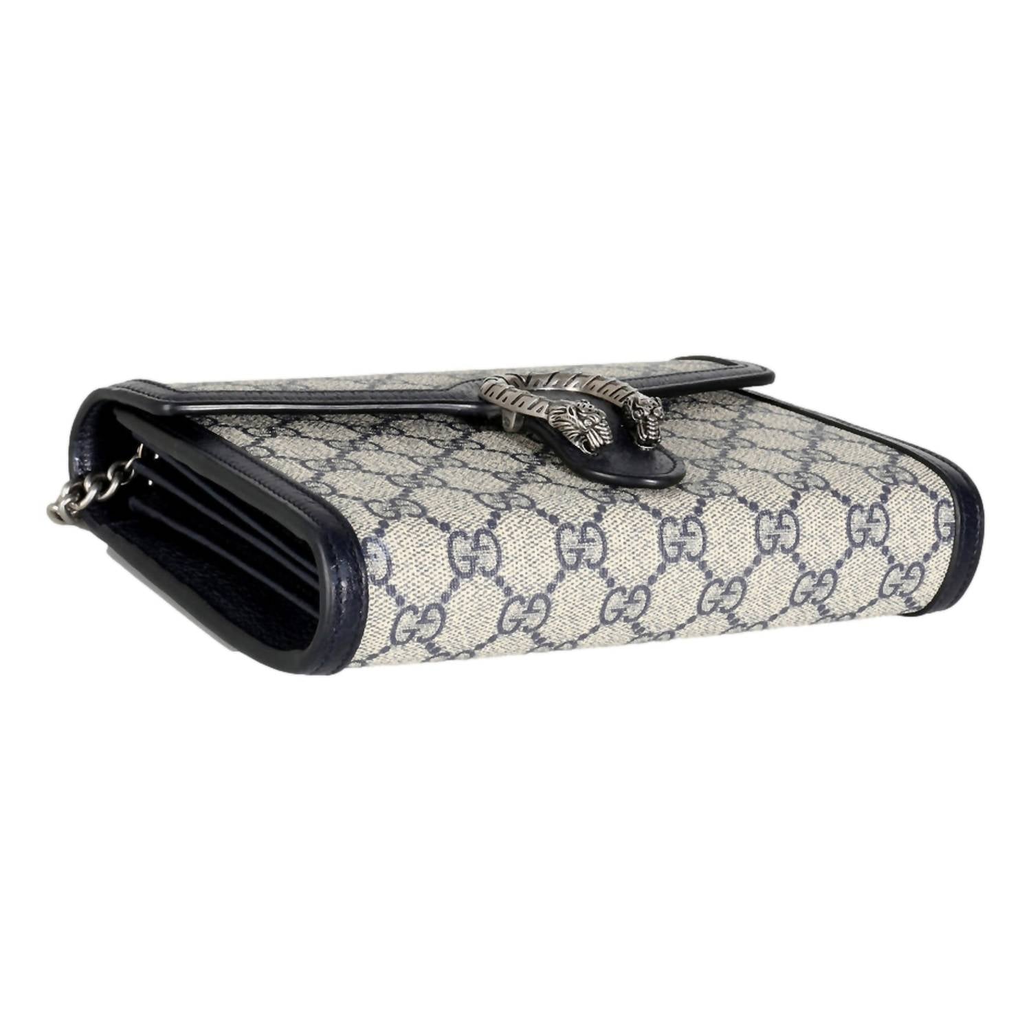 Gucci - Women's Gg Supreme Canvas Mini Dionysus Chain Wallet