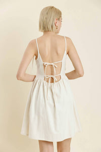 Aureum - Stevie Bow Trim Mini Dress