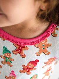 Rufflebutts - Toddler Softsnooze Ruffle Long Sleeve Pajama Set With Signature Rear Ruffles