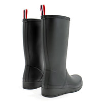 HUNTER Women's Play Tall Rain Boots in arctic moss - women's shoe - detail view