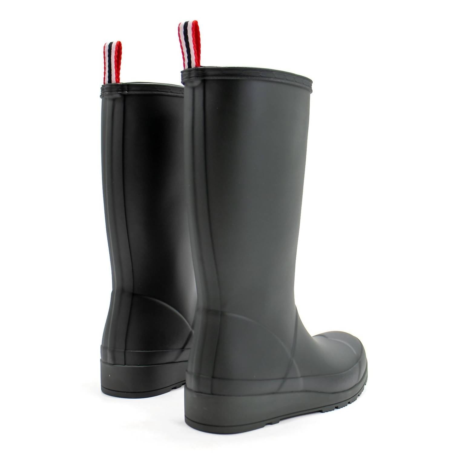 HUNTER Women's Play Tall Rain Boots in arctic moss - women's shoe - detail view