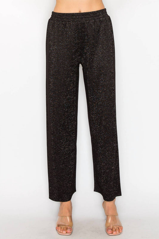 KRIS SPARKLING STRETCH KNIT PANT