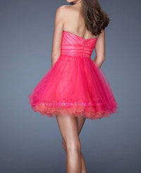 La Femme - Sweetheart Neckline Short Dress