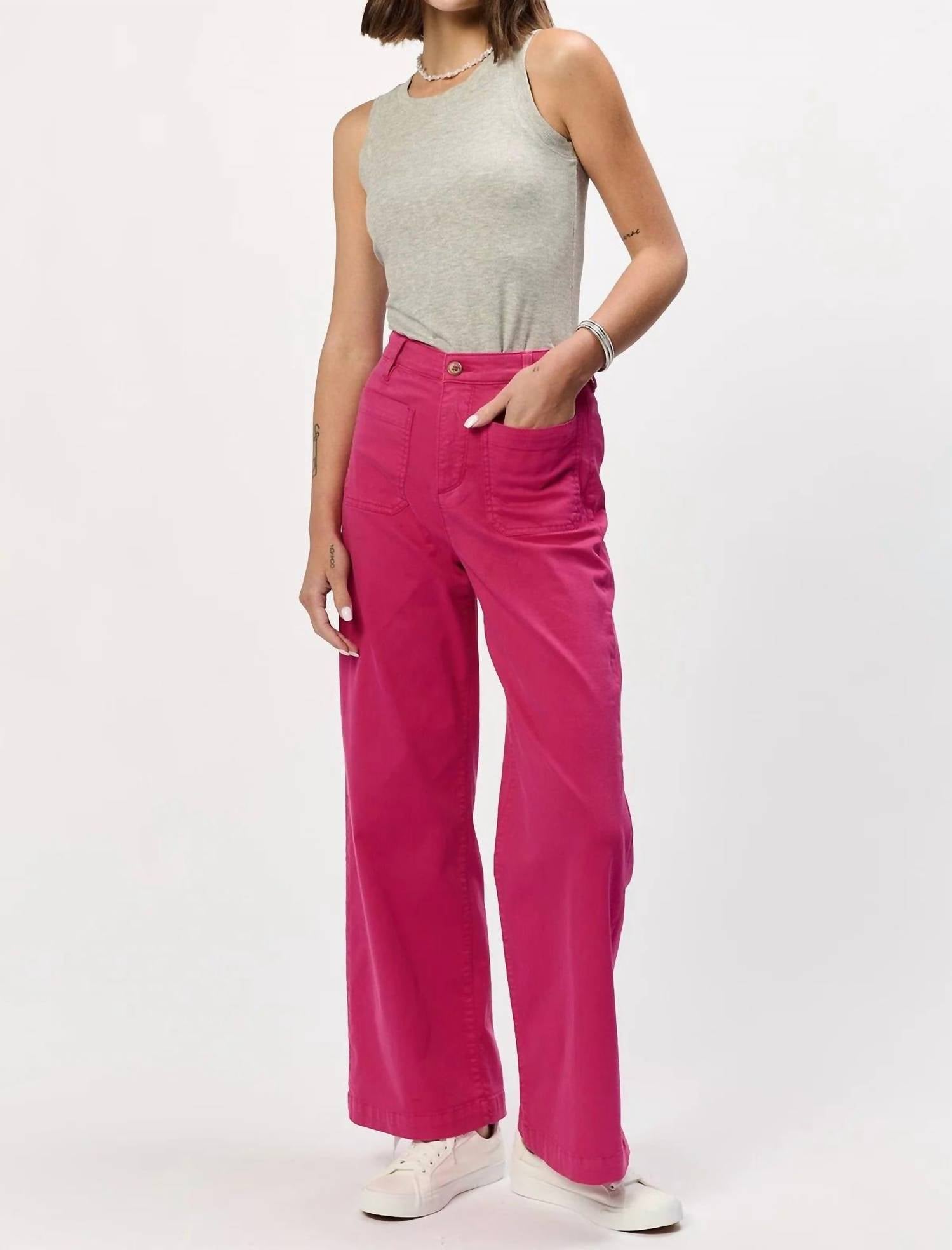 Another Love - Bristol High-rise Wide-leg Pant