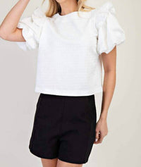 Glam - Holly Textured Top