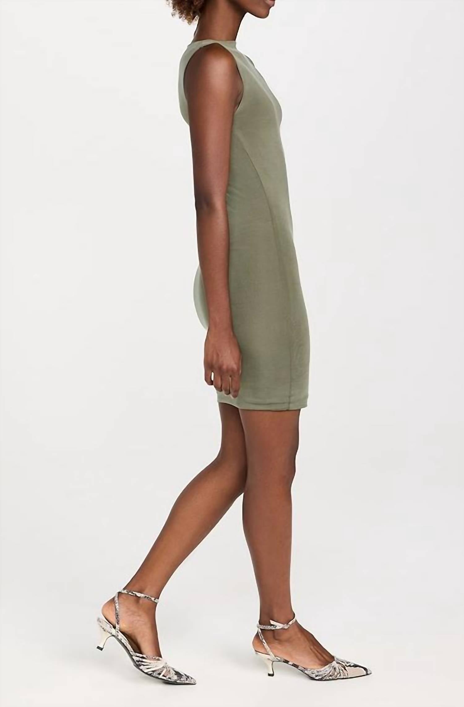 St. Agni - Cupro Jersey Mini Dress