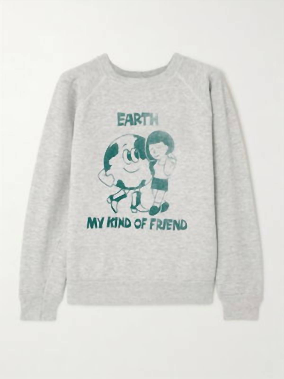 Re/Done - Printed Cotton-blend Jersey Sweatshirt
