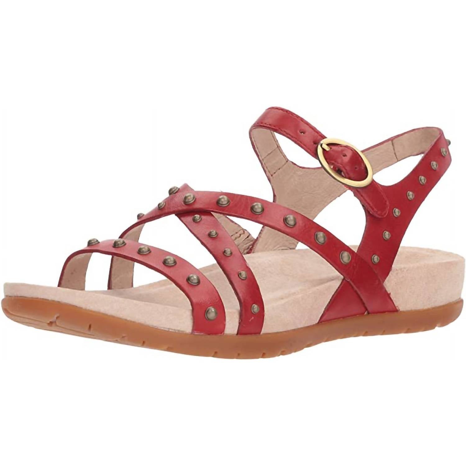 Dansko - Women's Brigitte Full Grain Leather Flat Sandals