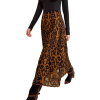 Ulla Johnson - Gili Applique High Waist Midi Skirt