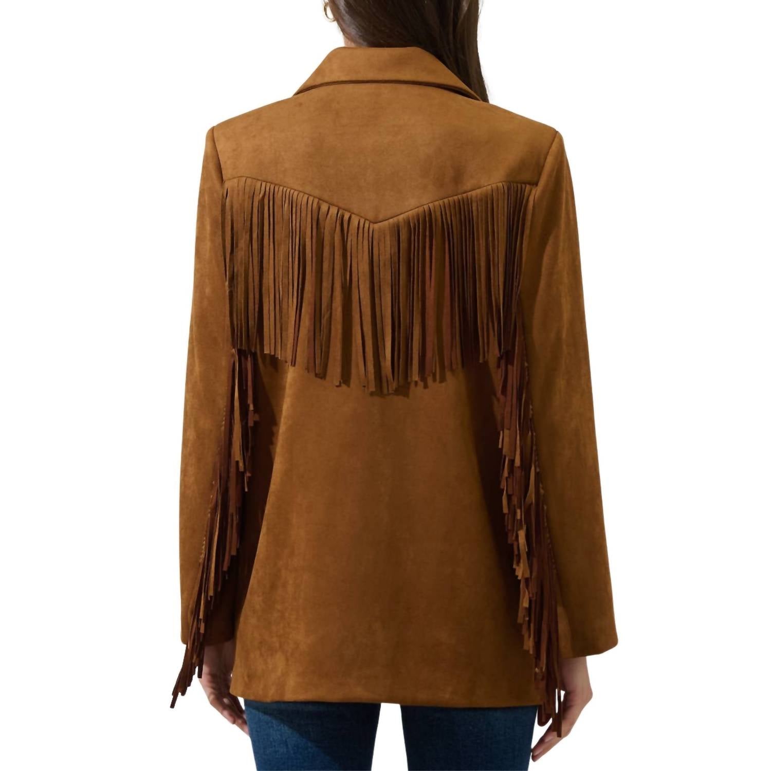 Sugarlips - Rufina Fringe Collared Jacket