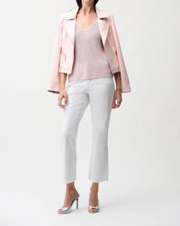 Joseph Ribkoff - Metallic Knitted Camisole With Rhinestones