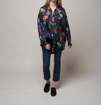 R13 Kick Fit Jean in printed tartan - women's jeans - view 5