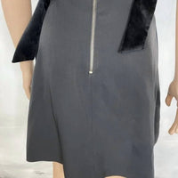 TED BAKER Velvet Bow Skater Mini Dress in black - women's dress - view 9