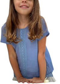 Poppet & Fox - Girl's Jodhpur Short Sleeve Blouse