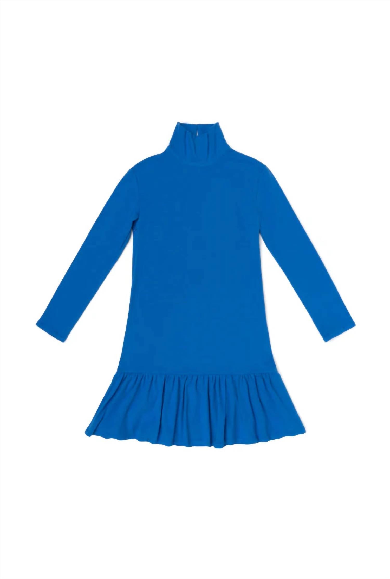 Buru - Long Sleeve Turtleneck Mini Dress