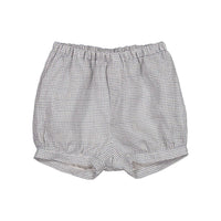 MarMar Copenhagen Pabi Linen Shorts in mini check - kids' shorts - detail view