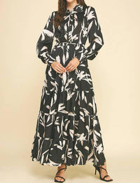Pinch - Print Button Down Maxi Dress
