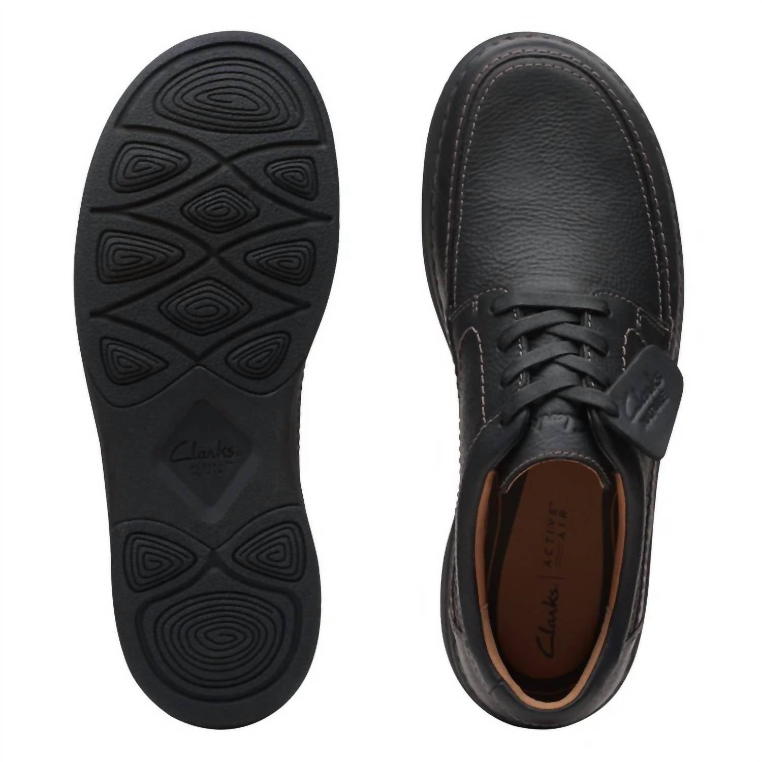 Clarks Men's Nature 5 Lo Shoes in black - men's sneaker - view 5