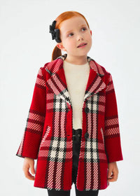 Abel & Lula - Long Sleeve Plaid Coat