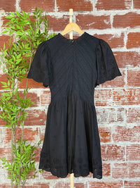 Zoe And Claire - Women's Eyelet Mini Dress