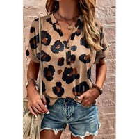 Sephior - French Leopard Henley Top