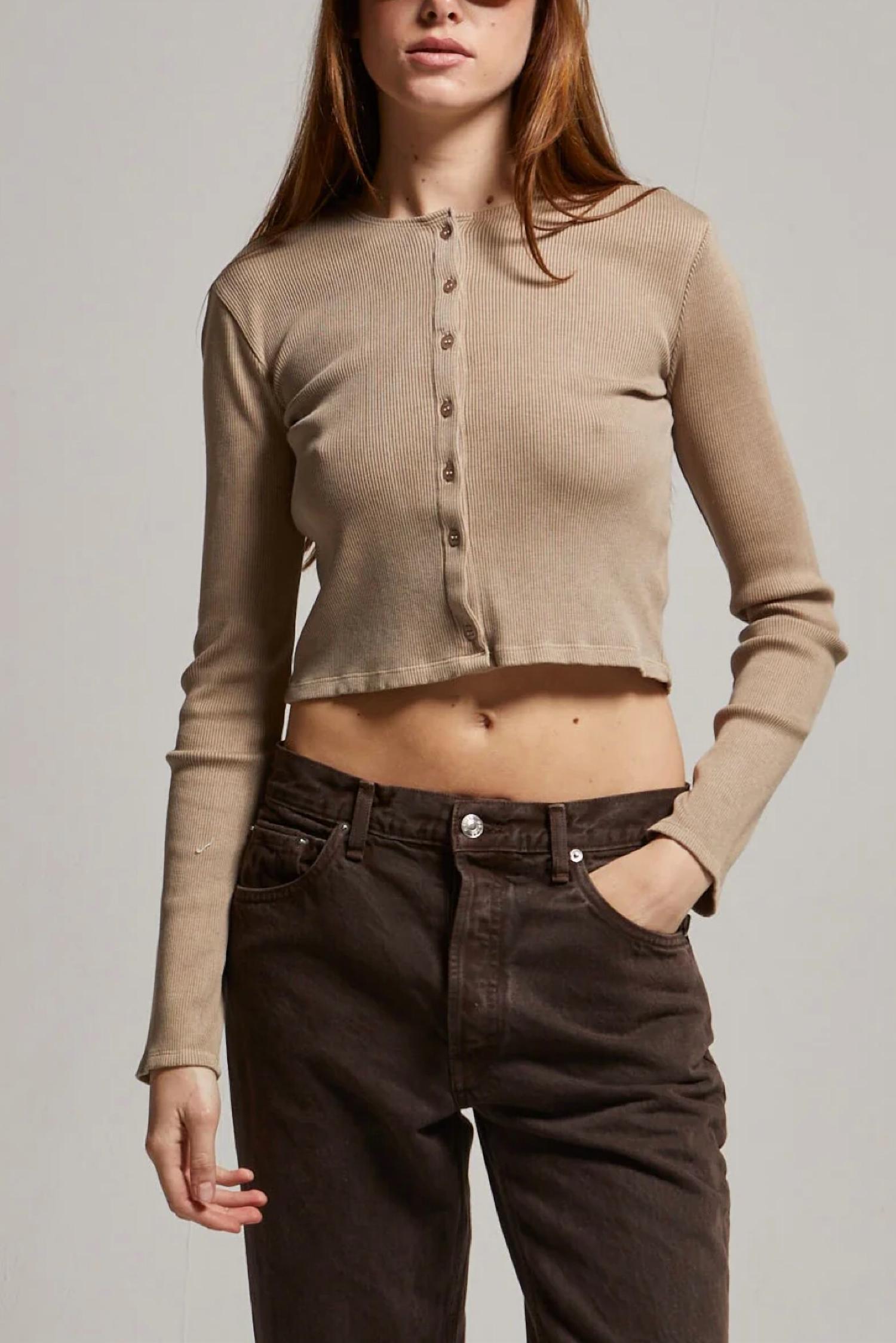 Asher - Kennedy Ribbed Cardigan Top