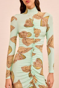 Ulla Johnson - Ida Ruched Turtleneck Dress