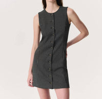 Rag & Bone - Irina Houndstooth Mini Dress