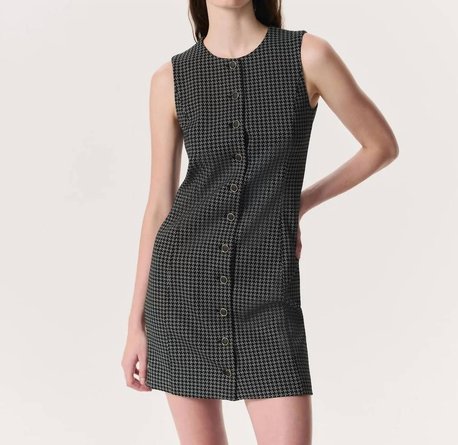 Rag & Bone - Irina Houndstooth Mini Dress