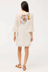 Johnny Was - RUFFLE SLEEVE SLIP DRESS