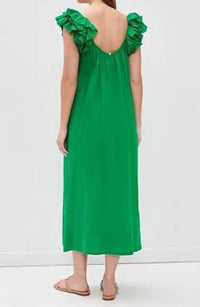 The Great. - Ruffle Scoop Neck Coverup