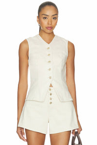 7 For All Mankind - Lady V-neck Vest