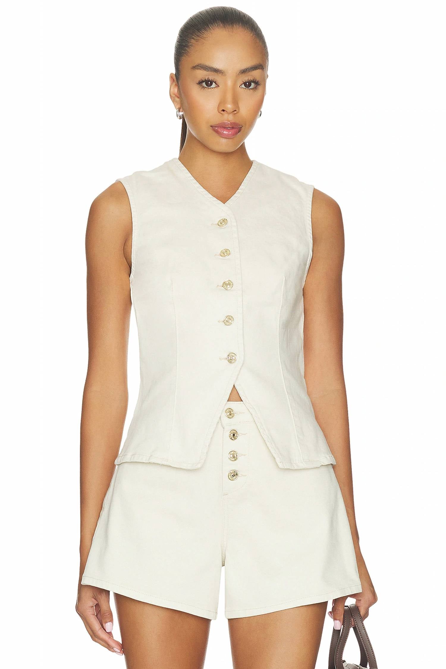 7 For All Mankind - Lady V-neck Vest