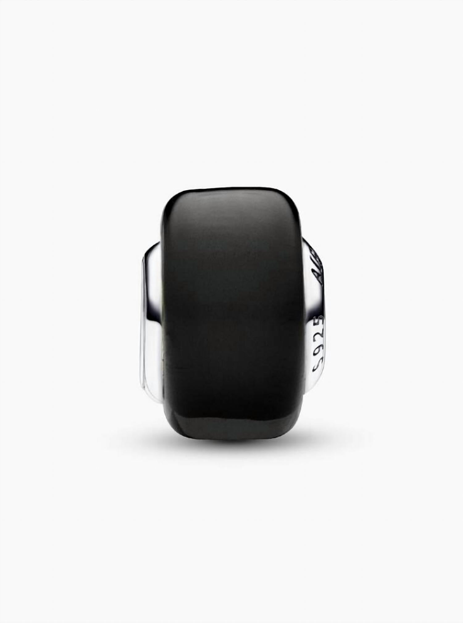 Pandora Women's Mini Murano Glass Charm in black - women's item - detail view
