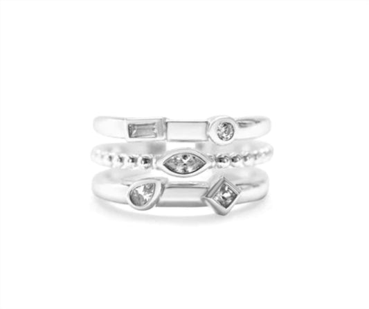 Stia - Women's It Fits! Adjustable Triple Band Rings