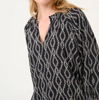 Kaffe - Kasigrid V-notch Neck Blouse