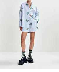 Essentiel Antwerp - Juste Embroidered Mini Shorts