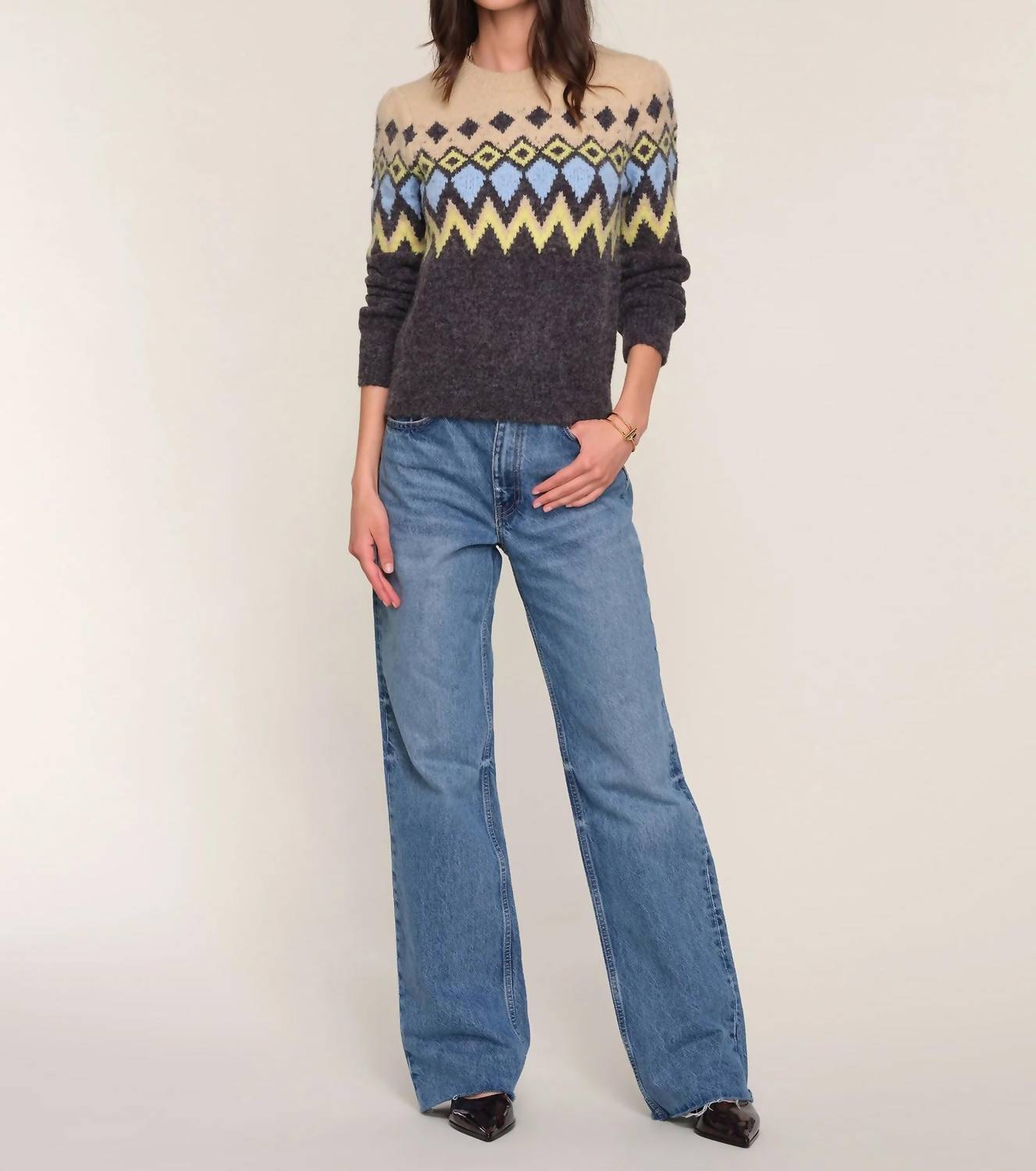 heartloom Emerie Sweater in hunter - women's sweater