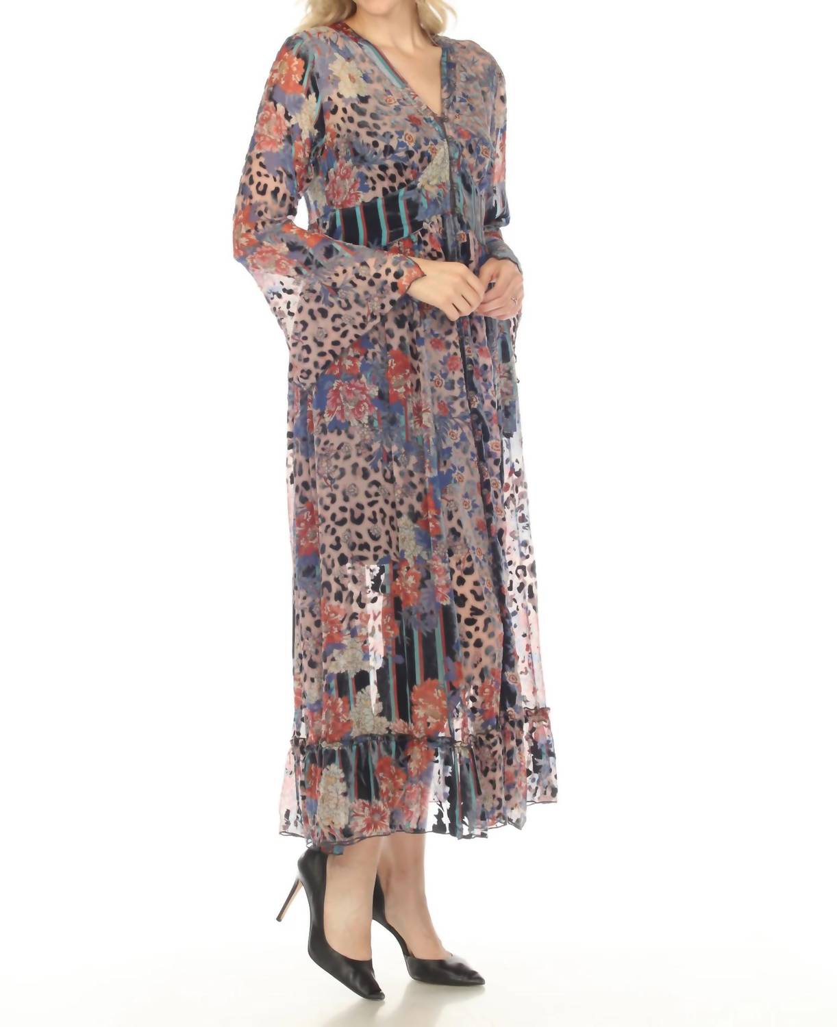 Johnny Was - Ontar Beesley Dress With Slip