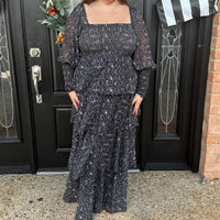 Entro - Simple Floral Maxi Dress