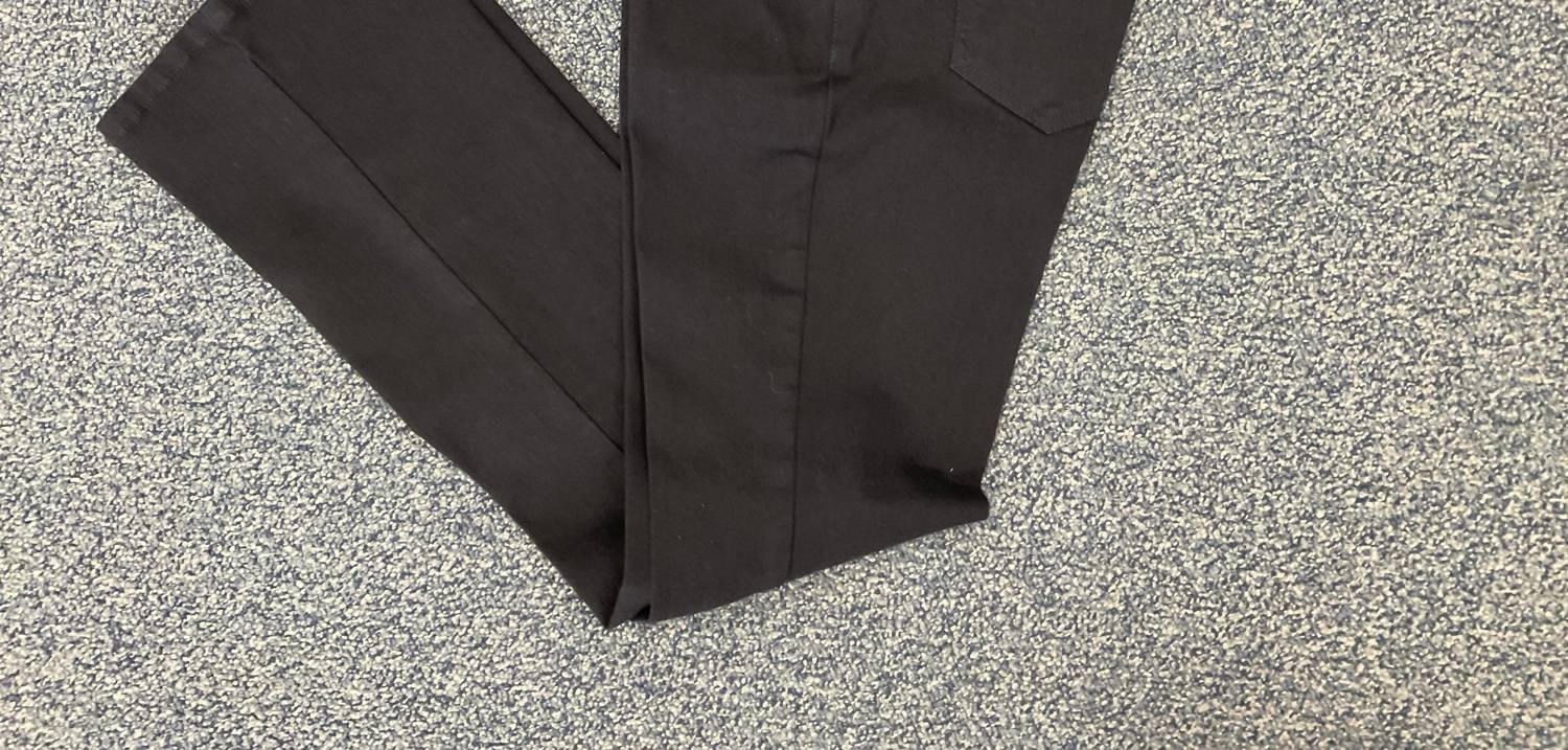 Slimsation By Multiples Ready To Go Flare Jeans in black - women's jeans - detail view