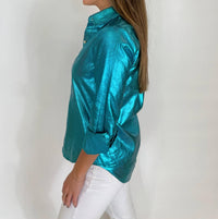 Lanhtropy - San Marino Metallic Linen Shirt