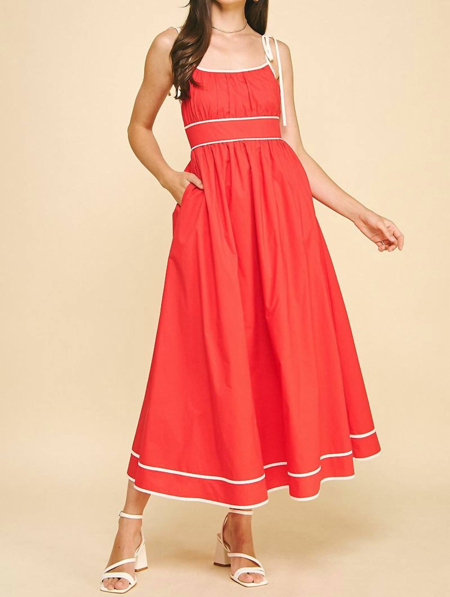 Pinch - Marlie Sporty Dress With Tie Straps