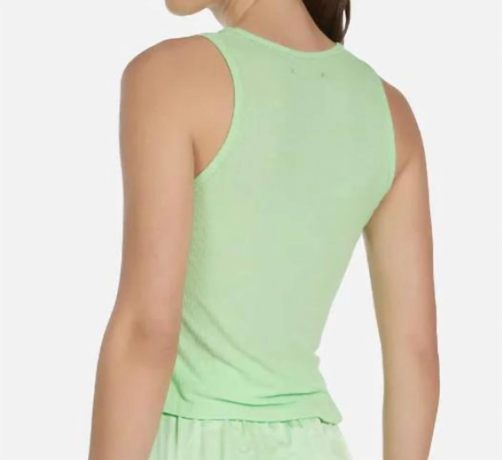 Michael Lauren - Huntington Tank Top w/ Side Slit Light Green