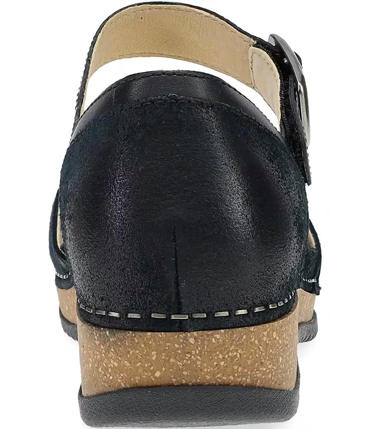 Dansko - Women's Mae Burnished Suede Mary Jane Clogs