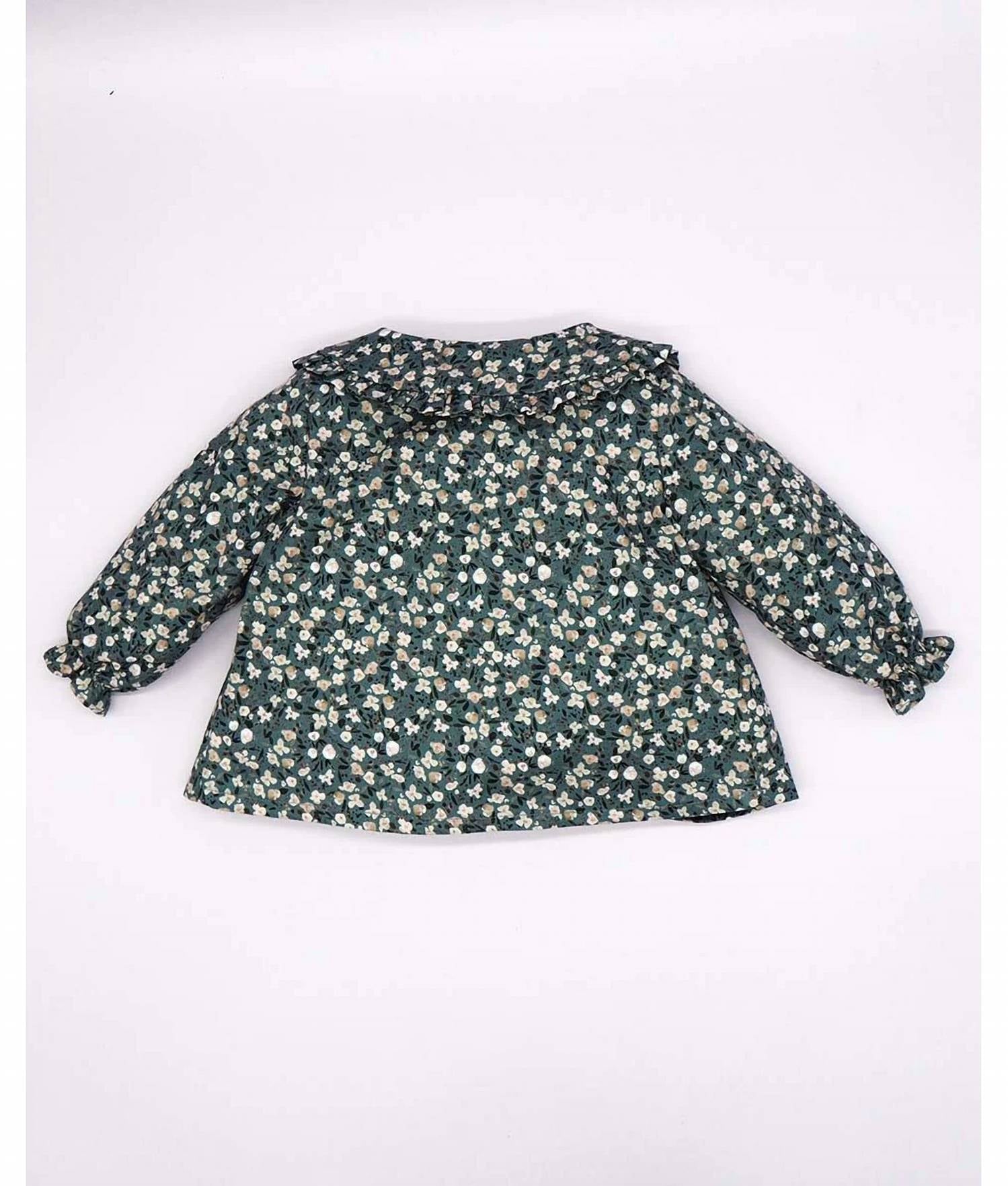 Fina Ejerique - Girl's Floral Buttoned Blouse