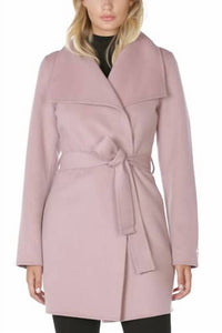 Wool Wrap Belted Jacket Coat