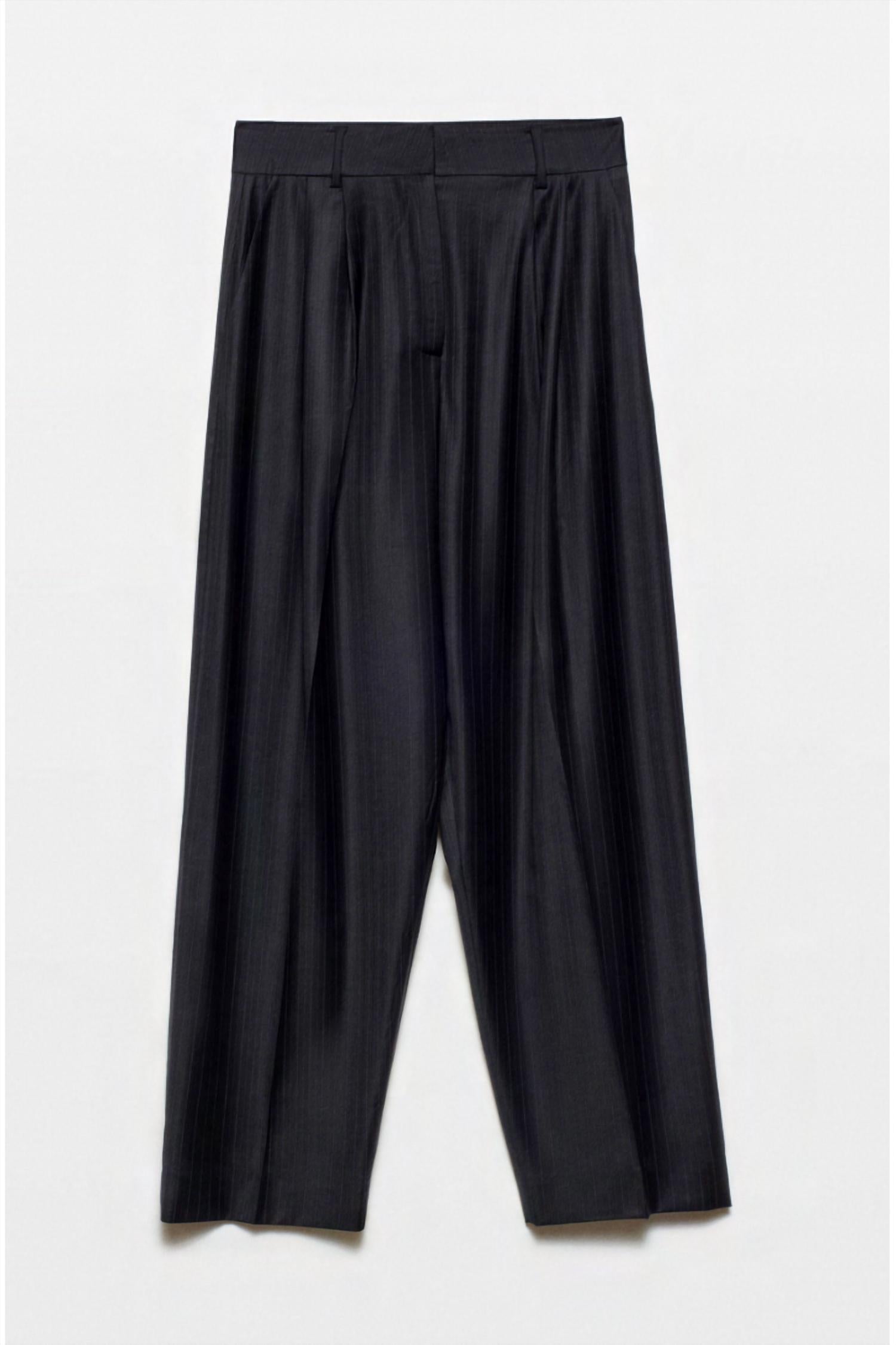 Acaria Studio Women's Stardust Straight Pants in black - women's pants