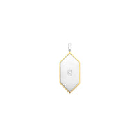Ti Sento - Women's Geometric Mother of Pearl Pendant