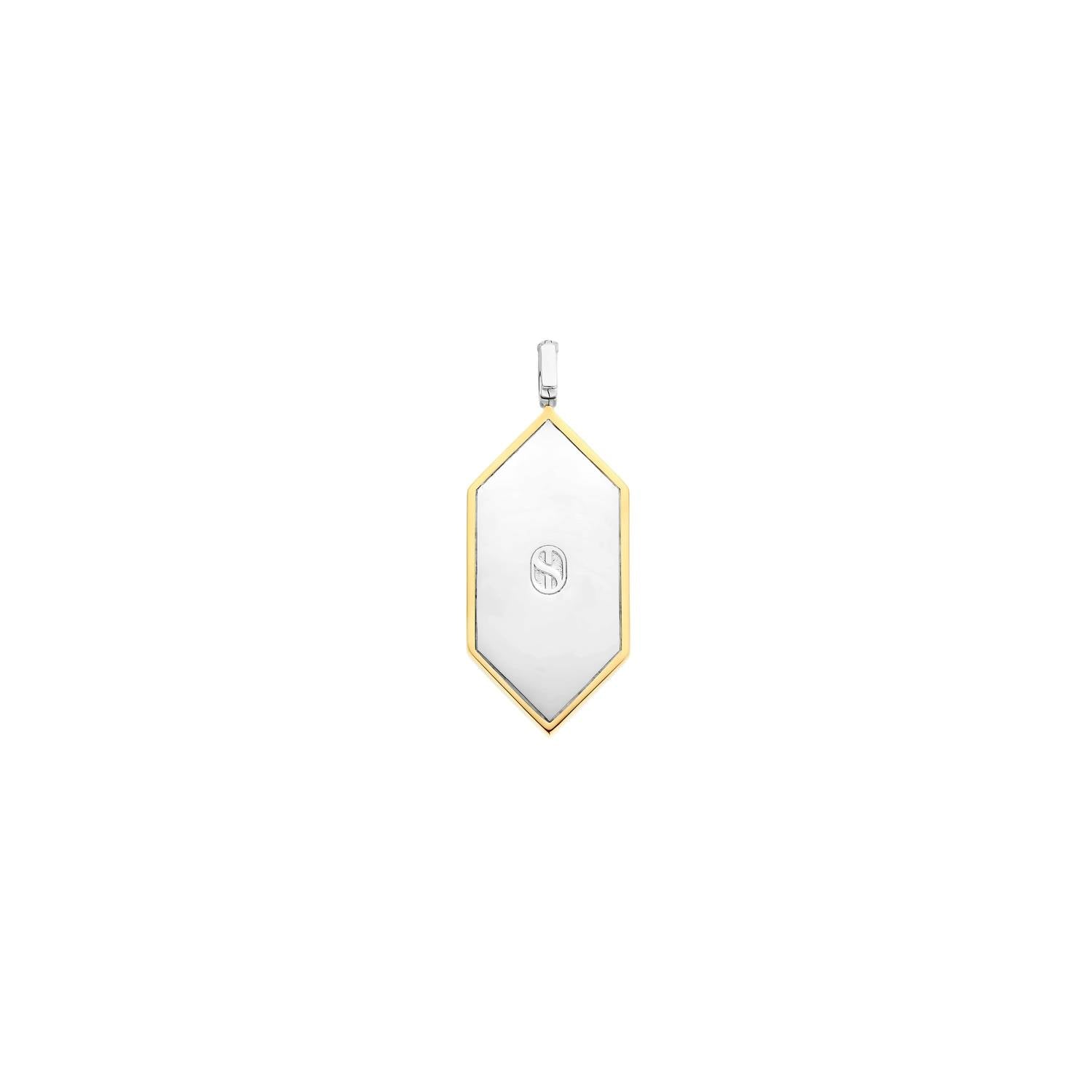 Ti Sento - Women's Geometric Mother of Pearl Pendant